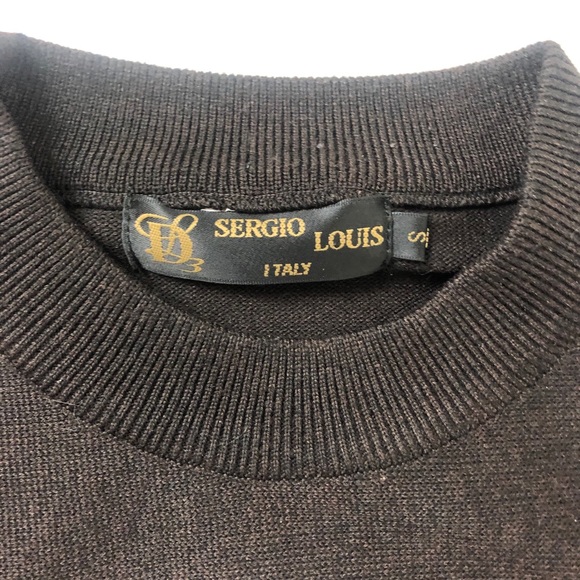 Sergio Louis Italy Brown and Beige Sweater Luxury - Picture 3 of 8